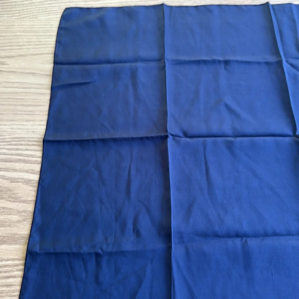 Dior Midnight Blue Handkerchief Scarf Pocket Square